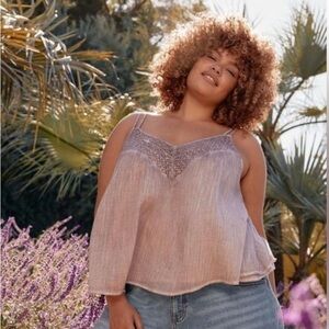NWT Torrid Festi Crochet Cami - 1X